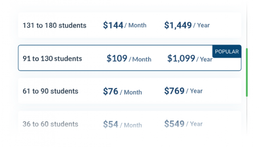 ThinkWave Pricing Screenshot